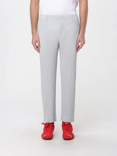 Issey Miyake Pants Homme Plisse'  Men Color Grey In Gray