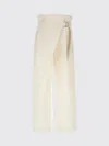Issey Miyake Women White Enfold Trousers, 26 Luxury Pants For Women Darveys In Neutral