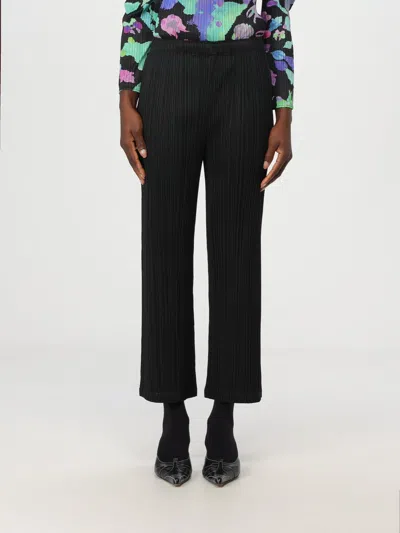 Issey Miyake Pants Pleats Please  Woman Color Black In Schwarz