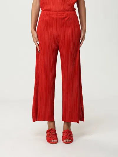 Issey Miyake Pants Pleats Please  Woman Color Red