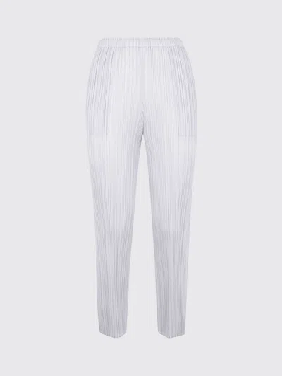 Issey Miyake Pants Pleats Please  Woman Color White