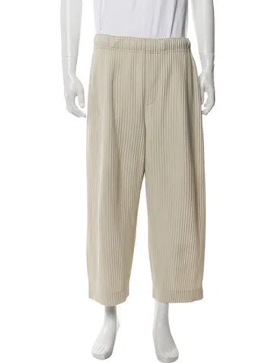 Pre-owned Issey Miyake Pants In White