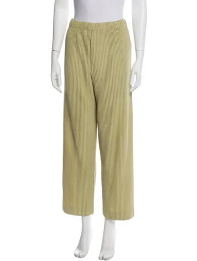 Pre-owned Issey Miyake Pants In Yellow