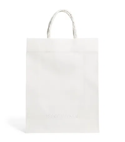 Issey Miyake Paper Bag Tote Bag In Gray