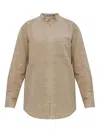 Issey Miyake Paper-esque U Button-up Shirt