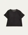 Issey Miyake Papyrus Short Sleeve Top