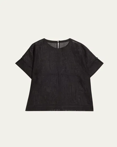 Issey Miyake Papyrus Short Sleeve Top