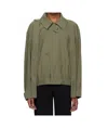 Issey Miyake Parachute Casual Jacket In Green