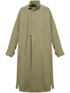 Issey Miyake Parachute Parka Coat In Green