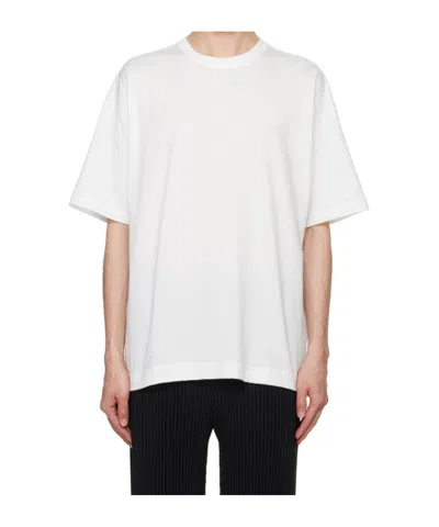 Issey Miyake Pattern Printed T-shirt In White