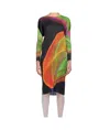 Issey Miyake Multicolor Spectrum Midi Dress In Multicolor