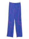 Issey Miyake Pause Pleated Trousers In Blue