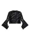 Issey Miyake Pause Plissé Jacket In Black