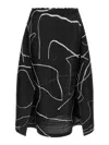 Issey Miyake Pause Skirt In Black