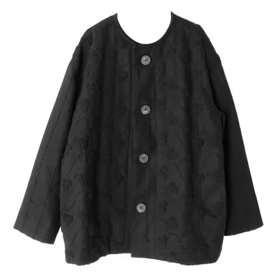 Pre-owned Issey Miyake Permanente Vintage Men Coffee Bean Short Coat In Black