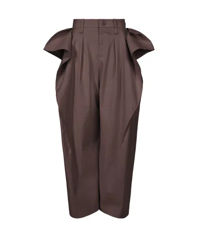 Issey Miyake Personality Pants In Brown