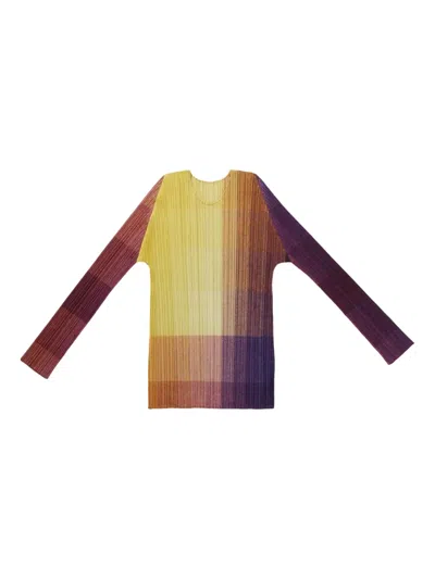 Issey Miyake Photon T-shirt In Yellow