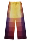Issey Miyake Multicolor Photon Trousers In Gelb