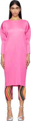 Issey Miyake Pink Monthly Colors October Midi Dress In 22 Pink