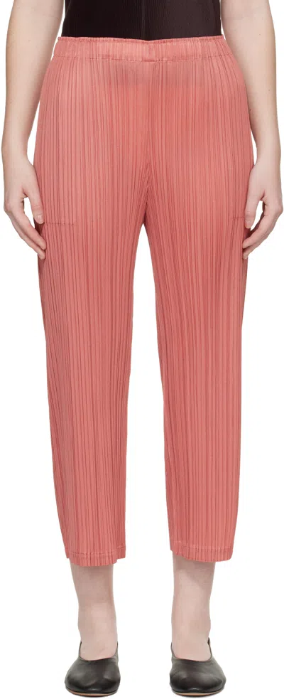 Issey Miyake Pink Monthly Colors October Trousers