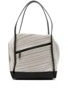 ISSEY MIYAKE PLEAT-DETAIL TOTE BAG