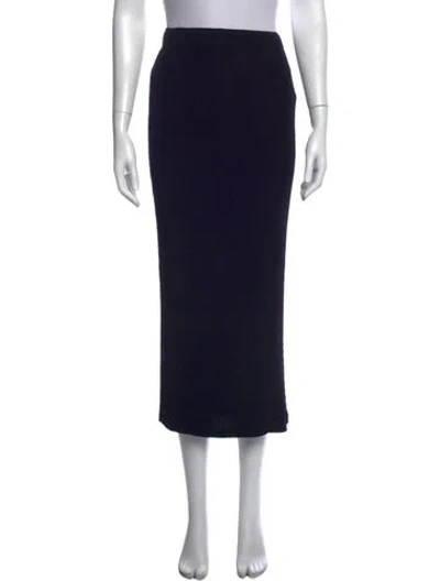 Pre-owned Issey Miyake Pleated Accents Long Skirt W/ Tags In Multi