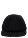 Issey Miyake Pleated Baseball Cap Hats Black In Black