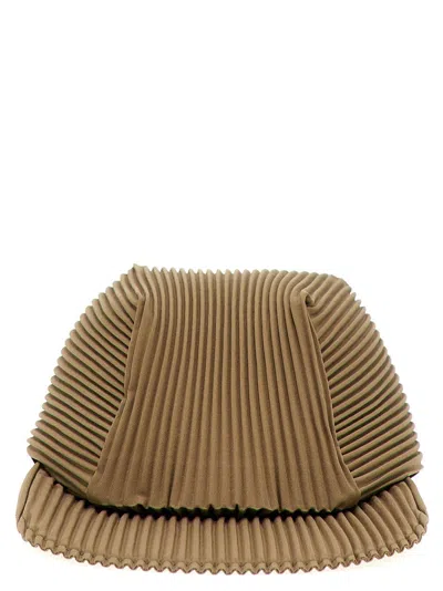 Issey Miyake Pleated Baseball Cap In Multi