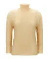 Issey Miyake Womens 40-light Beige Pleated High-neck Woven Top In Nude