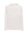 Issey Miyake Pleated Blouse In White