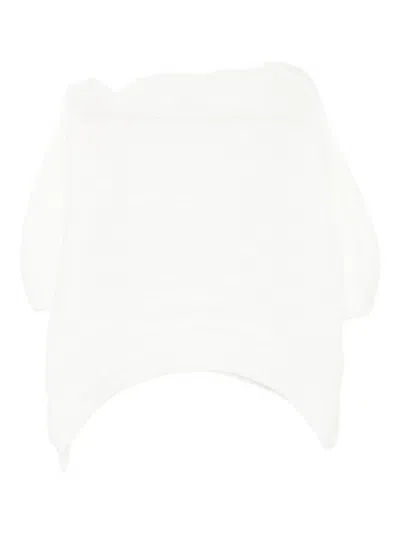 Issey Miyake Pleated Blouse In White