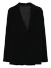 Issey Miyake Pleated Button Blazer In Black