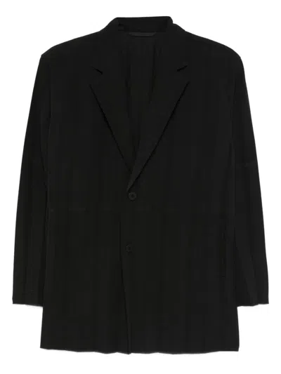 Issey Miyake Blazer Mit Falten In Black