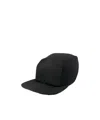 Issey Miyake Ribbed Texture Curved Brim Baseball Cap In Black