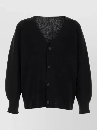 Issey Miyake Pleated Cardigan In Multi