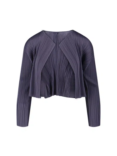 ISSEY MIYAKE PLEATED CARDIGAN