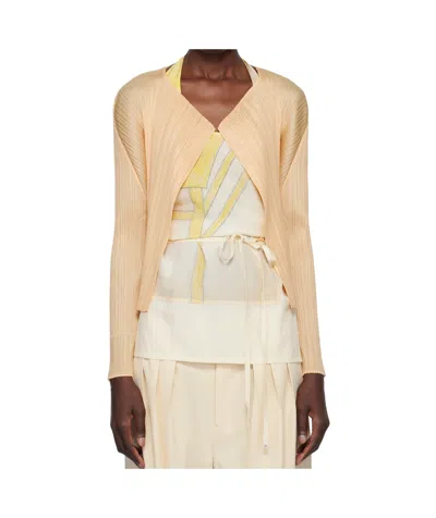 ISSEY MIYAKE PLEATED CARDIGAN