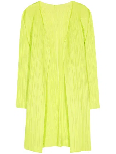 Issey Miyake New Colorful Basics 3 Coat In Yellow