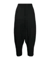Issey Miyake Mc February Pleated Trousers In Black