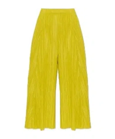 Issey Miyake Pleated Casual Pants In Animal Print