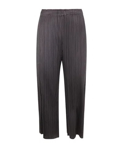 Issey Miyake Pleated Casual Pants In Black