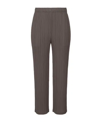 Issey Miyake Pleated Casual Pants In Black