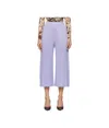 Issey Miyake Purple Monthly Colors February Trousers In Gray