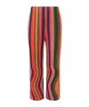 Issey Miyake Pleated Casual Pants In Red