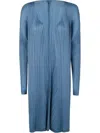Issey Miyake Green Monthly Colors Cardigan In Blue