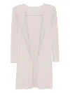 Issey Miyake Long-sleeved Cardigan In Neutral