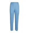 Issey Miyake Pleated Cotton Denim Trousers In Blue