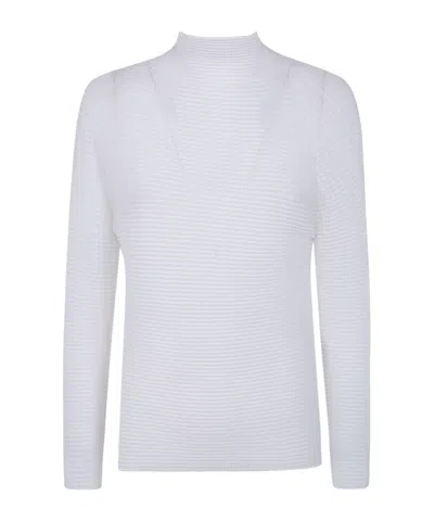 Issey Miyake Pleated Cover-up In White