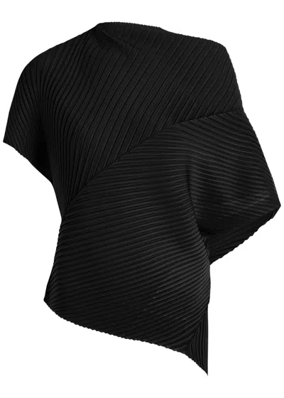 ISSEY MIYAKE ISSEY MIYAKE PLEATED CREPE-PLISSÉ TOP