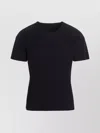 Issey Miyake Textured Pleated T-shirt With Classic Crewneck